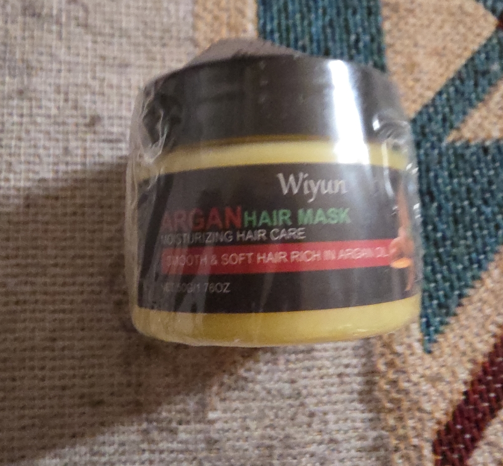 Argan Hair Mask - Nourishing Hair Treatment (Yellow)